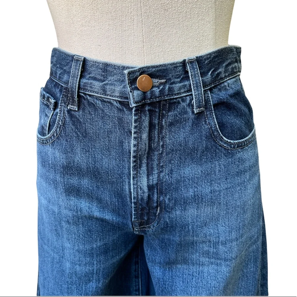 NWT J Brand Thelma High Rise Super Wide Leg Jeans In Saltwater Blue - Picture 7 of 12